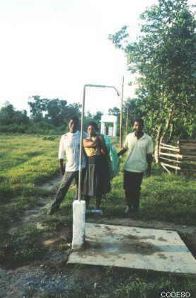 Shower with solar pumped water Guachal San Lorenzo Esmeraldas Ecuador South America